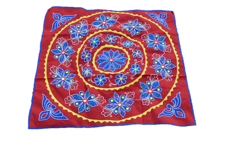 OMSutra Mandala Applique Boho Tapestry for Wall Decor