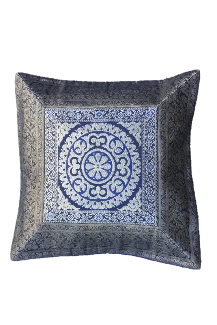 Brocade Silk decorative throw pillow case