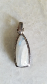 Silver Pendant - semi precious stone