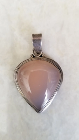 Silver Pendant - semi precious stone