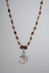 Necklace with silver pendant