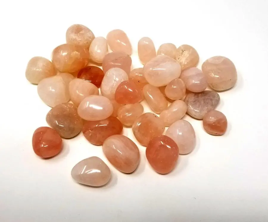 Rose Quartz Tumbled Genuine Polished Gemstone - 1" per piece