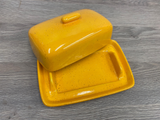 Yellow Butter Dish