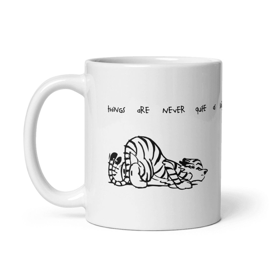 Calvin and Hobbes Best Friends Quote Mug