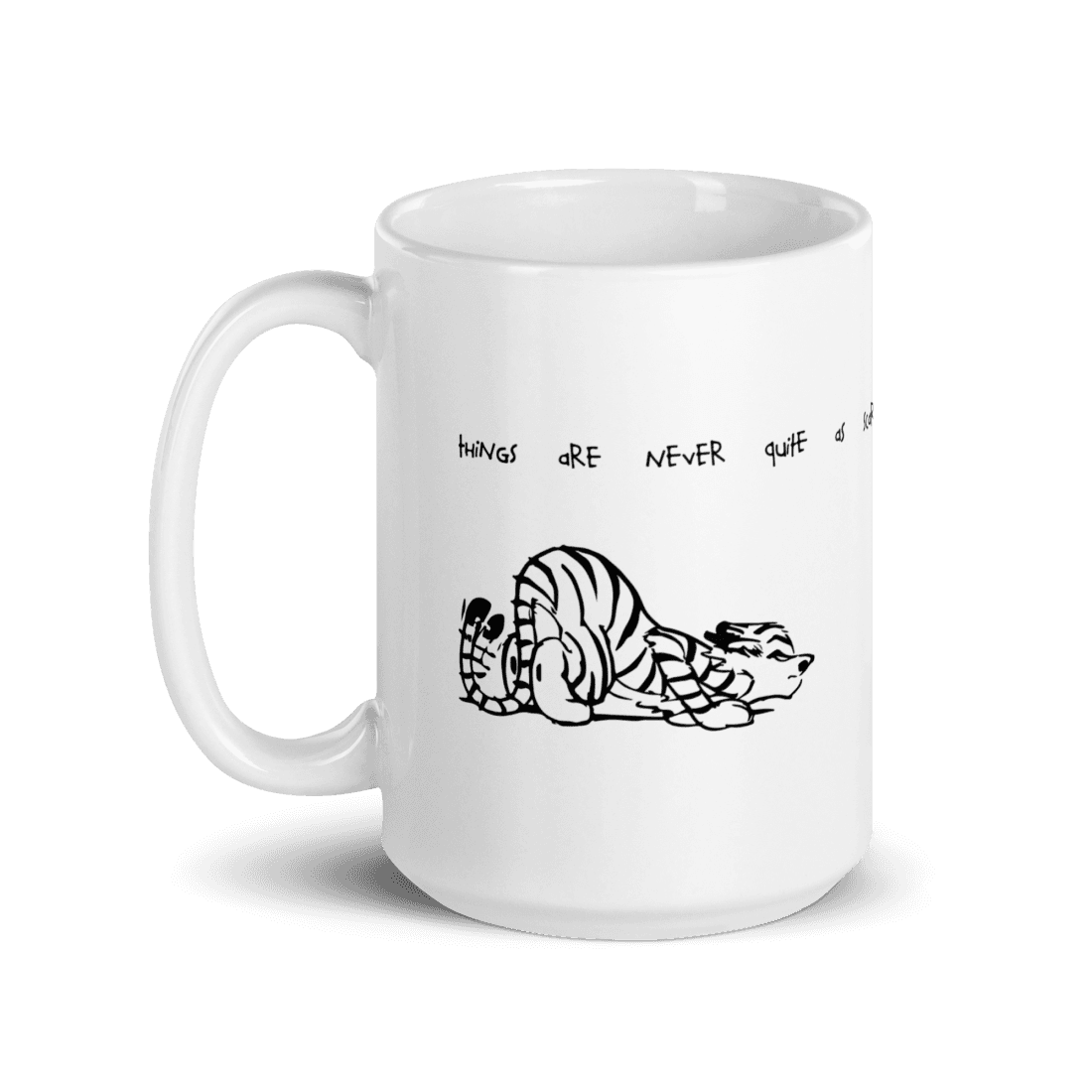 Calvin and Hobbes Best Friends Quote Mug