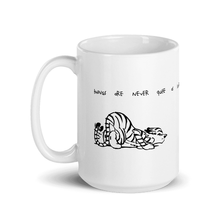 Calvin and Hobbes Best Friends Quote Mug