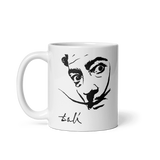 Salvador Dali Portrait Sketch Artwork Mug