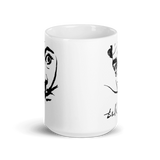 Salvador Dali Portrait Sketch Artwork Mug