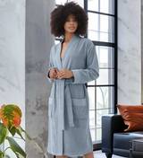 Women's Turkish Cotton Terry Kimono Robe - Luxurious Terry Cloth Bathrobe