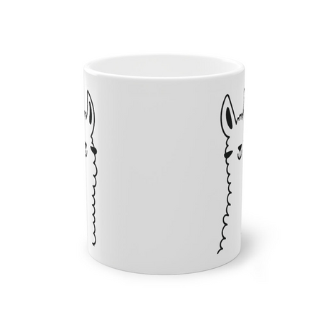 Cute Llama funny mug, white, 325 ml / 11 oz Coffee mug, tea mug for kids