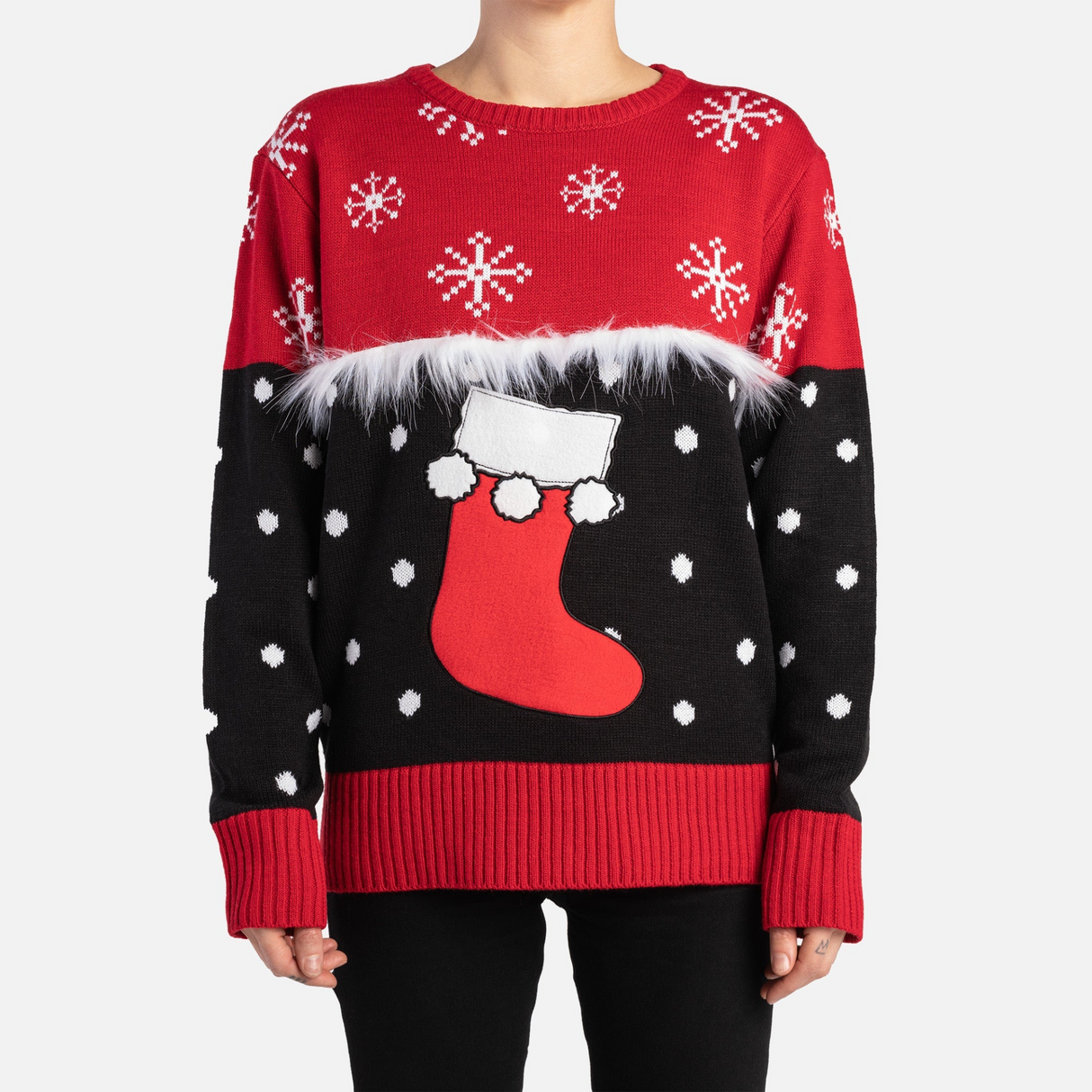 Matching Human Ugly Xmas Sweater - Stocking