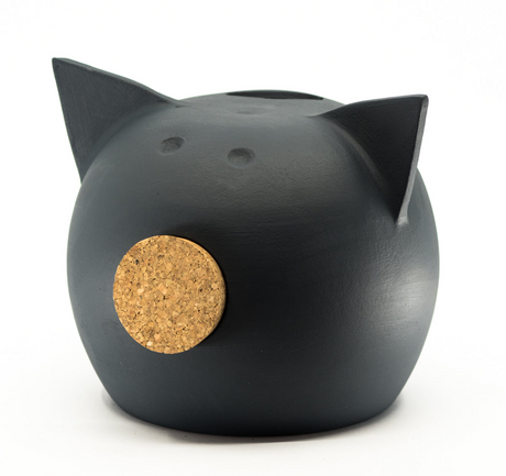 Handmade Ceramic Blackboard Piggy Bank - The Chalk Collection