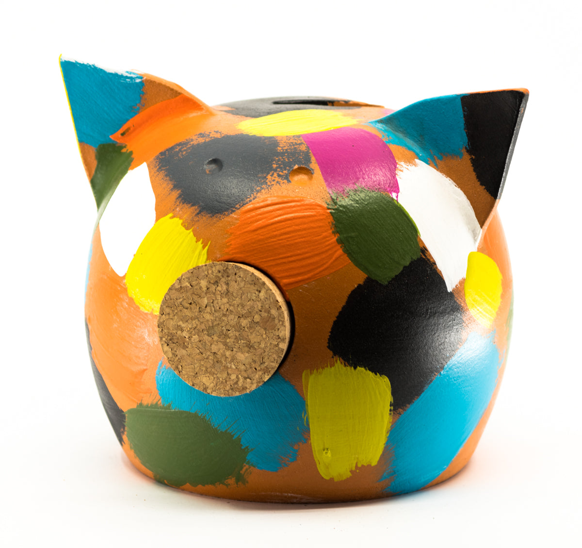 Handmade Ceramic Blackboard Piggy Bank - The Chalk Collection