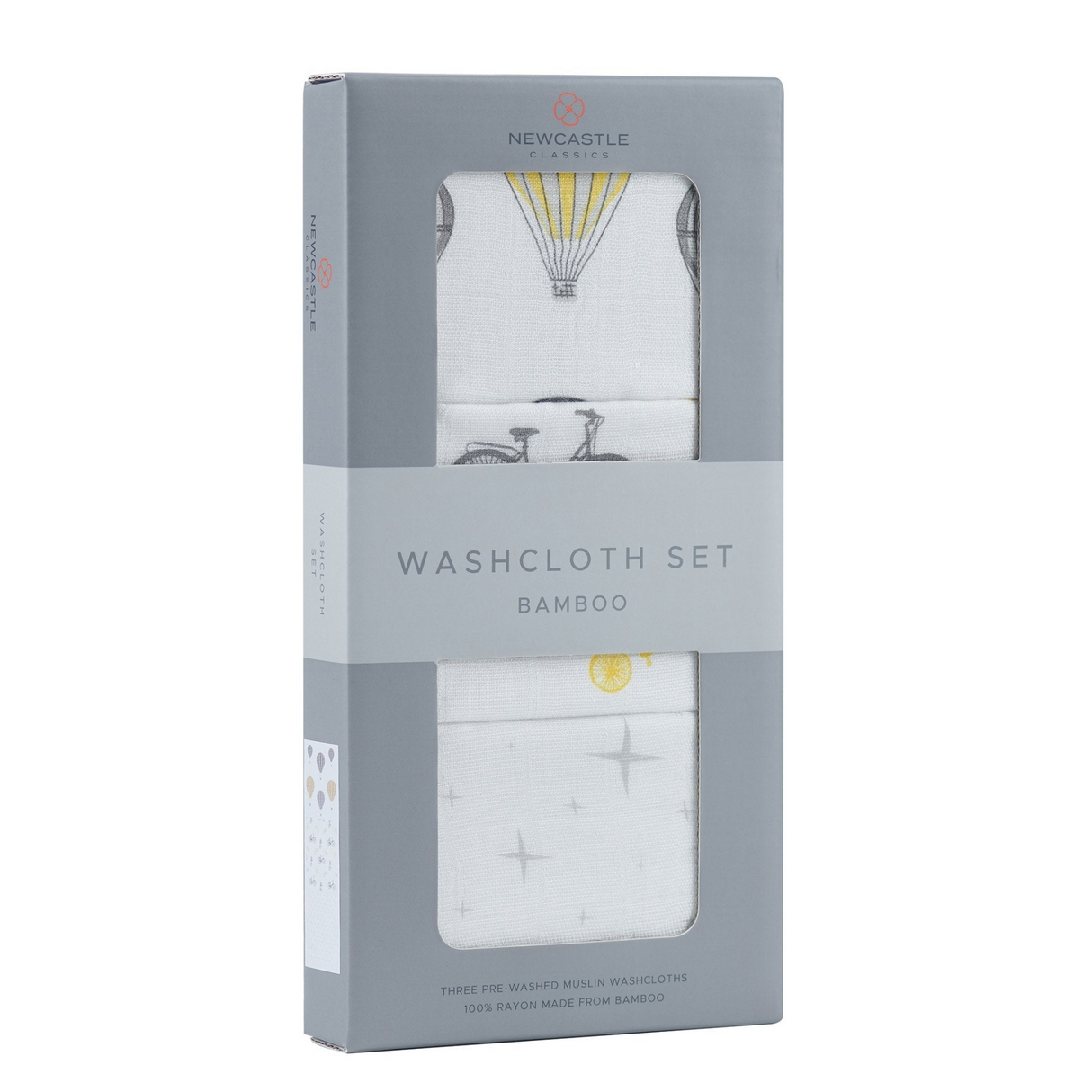 World Traveler Bamboo Washcloth Set 3PK