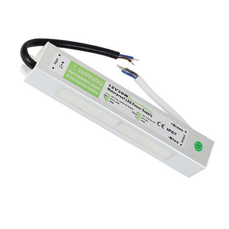 IP67 Waterproof DC 12V 30W LED Driver LED Power Supply Transformer ~3361