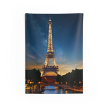 Night view Eiffel Tower In Paris Tapestry