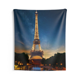 Night view Eiffel Tower In Paris Tapestry