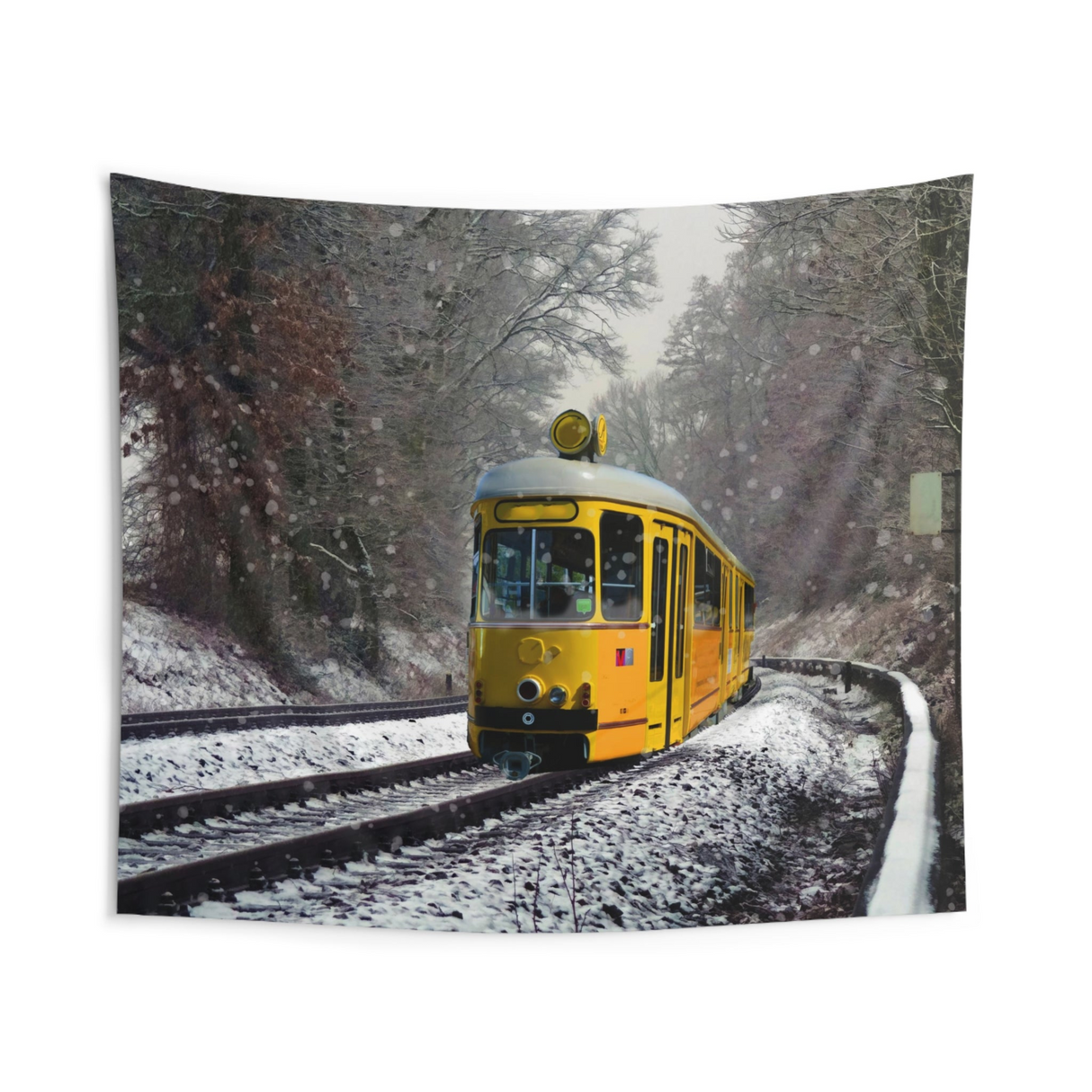 Yellow Tram Tapestry