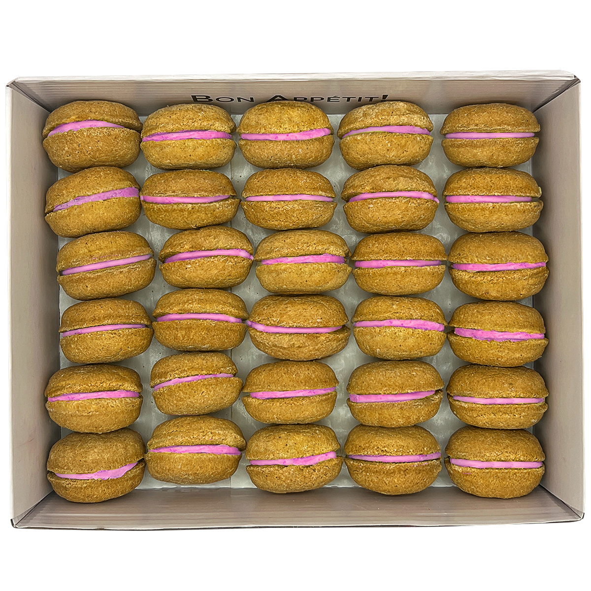 40 Count Dog Macaron Treats Gift Box