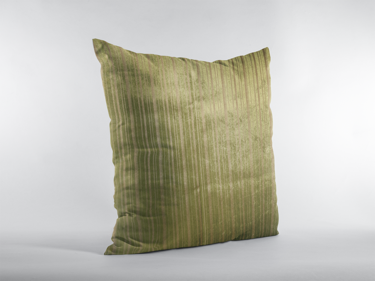 Wild Sage Green Gray and Cream Handmade Luxury Pillow