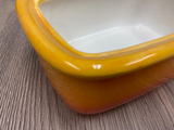 Butter Dish with Lid - Sunrise Glaze