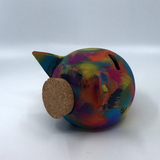 Handmade Ceramic Blackboard Piggy Bank - The Chalk Collection