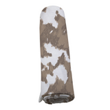 Yellowstone Cowhide Bamboo Swaddle