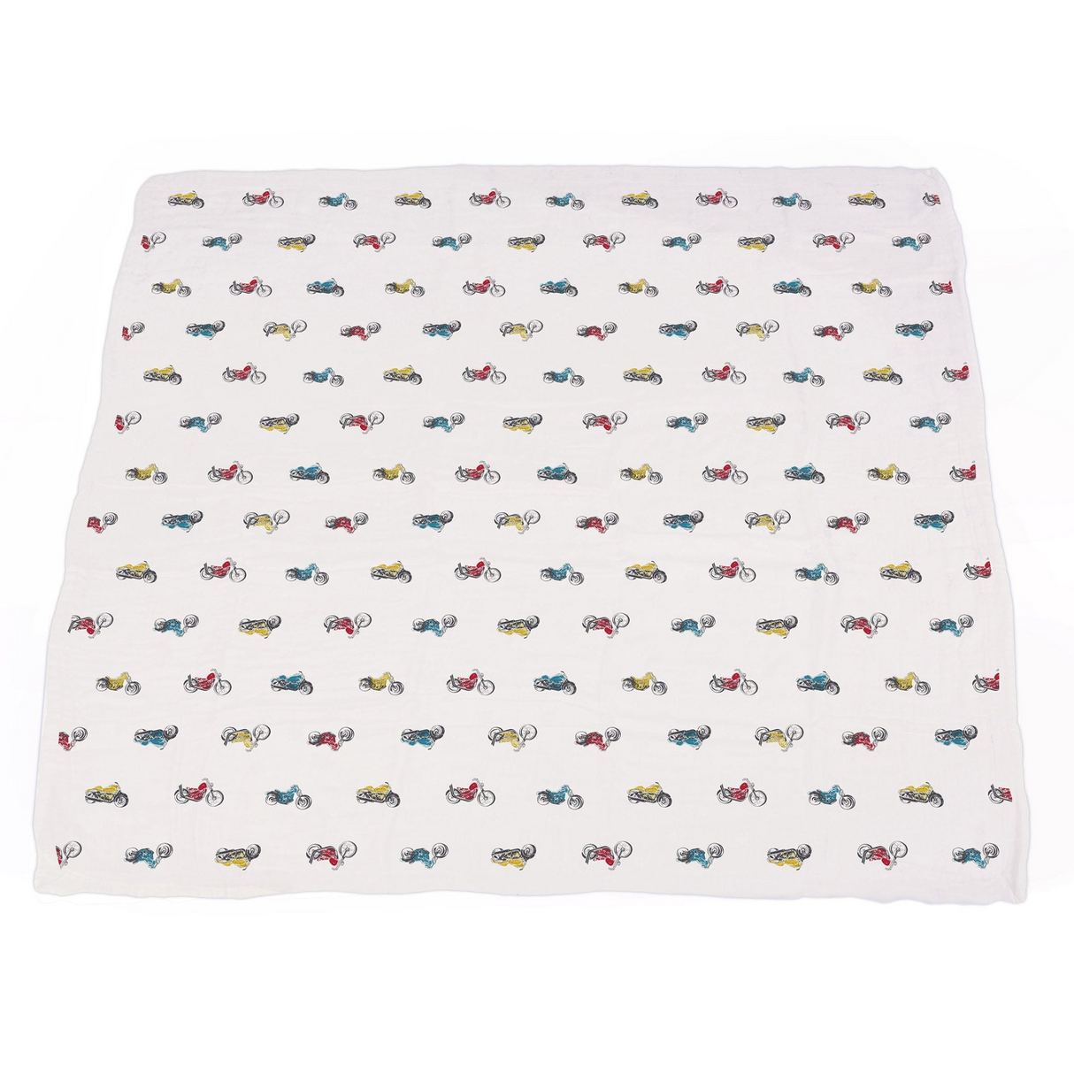 Vintage Muscle Cars and Motorcycles Bamboo Muslin Newcastle Blanket