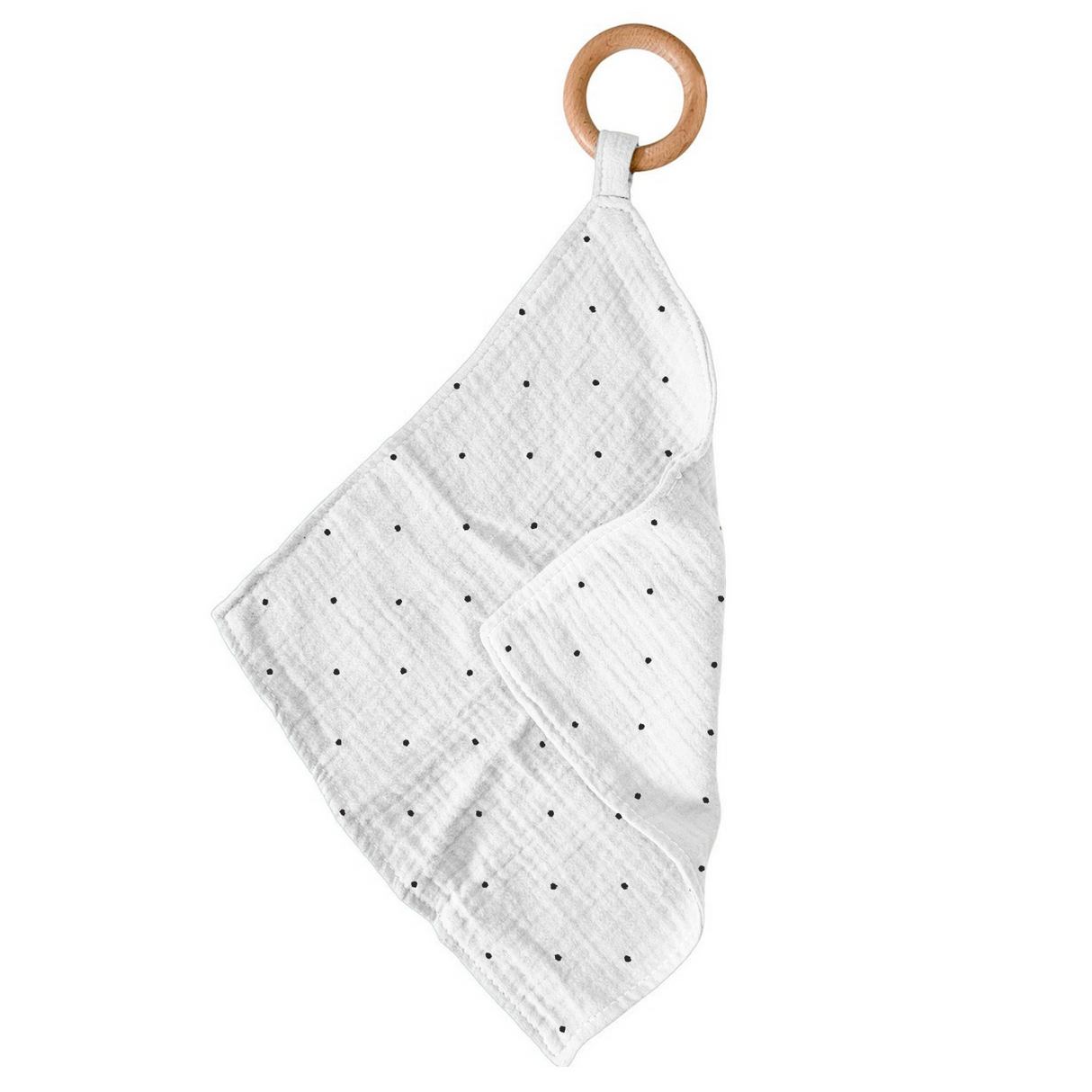 Black and White Polka Dot Newcastle Teether