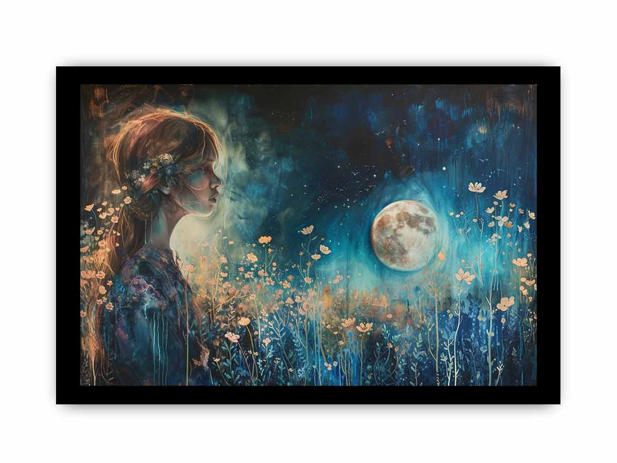 Beautiful Moon Framed Print