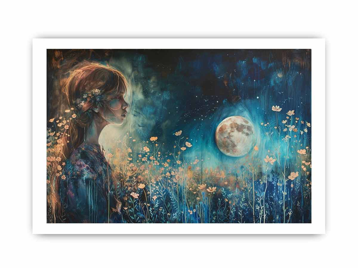 Beautiful Moon Framed Print