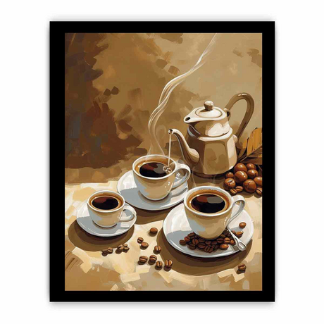 Coffee  Vinatge Framed Print