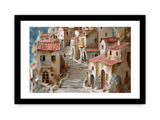 The Greek Village Framed Print