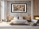 The Greek Village Framed Print