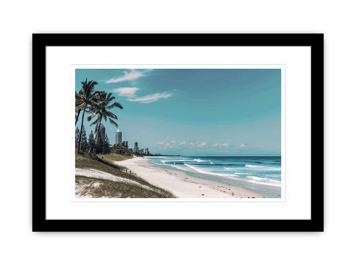 Beach Framed Print  Print