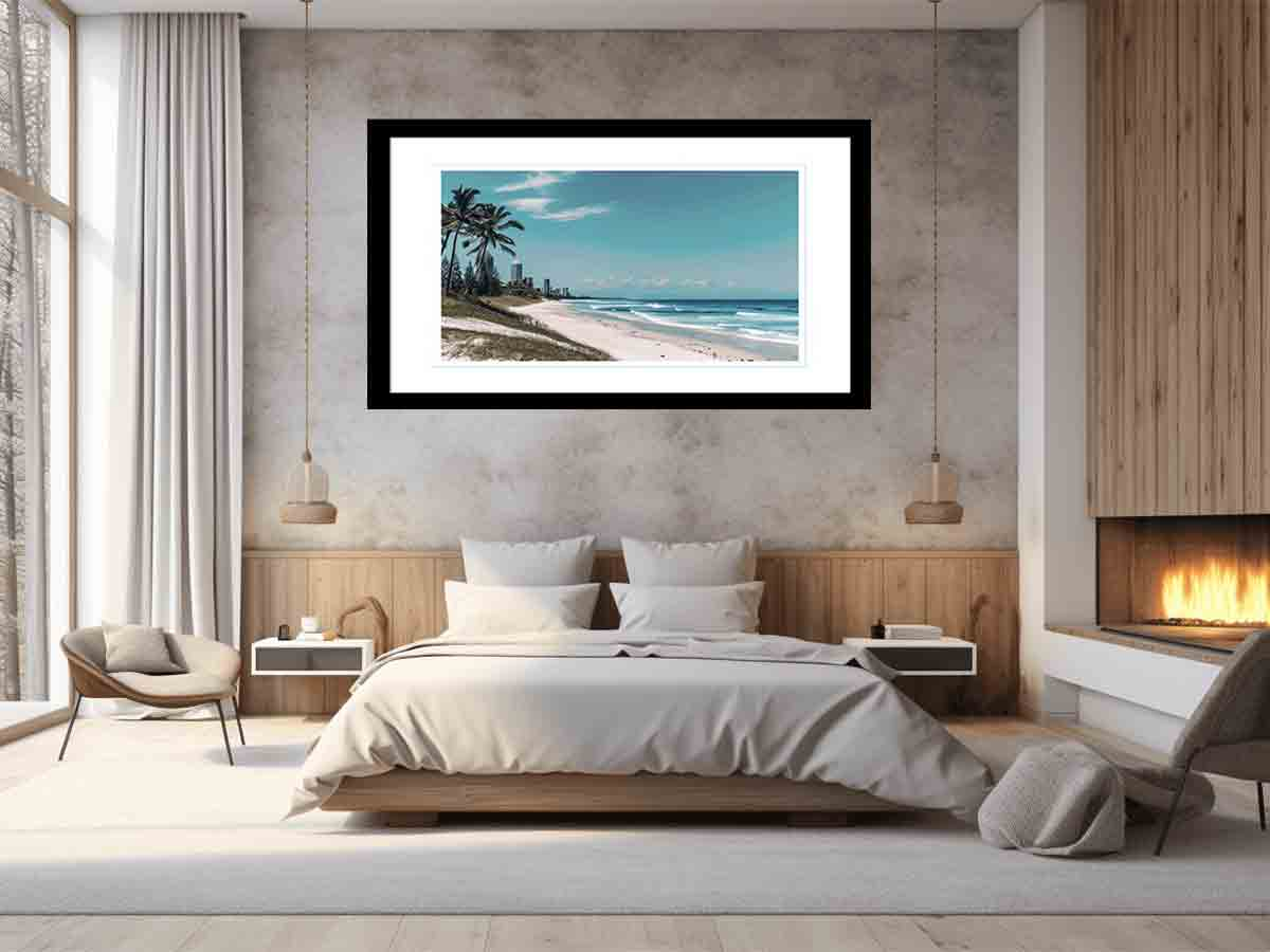 Beach Framed Print  Print