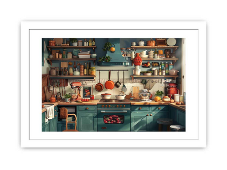 Kitchen Framed Framed Print