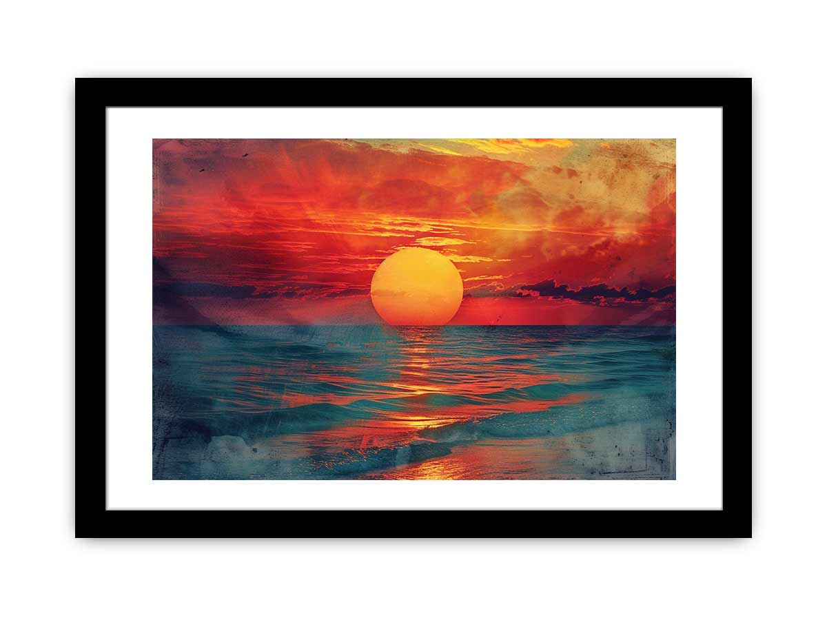 Sunset Framed Print