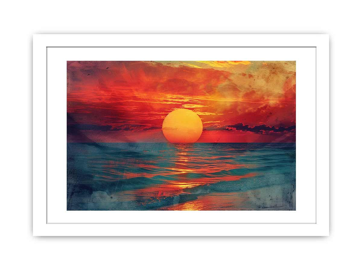 Sunset Framed Print