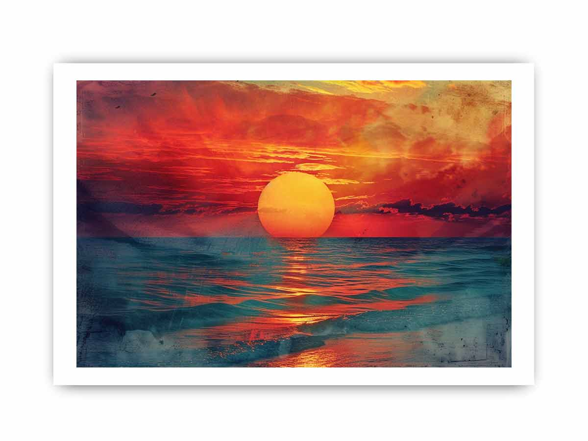 Sunset Framed Print