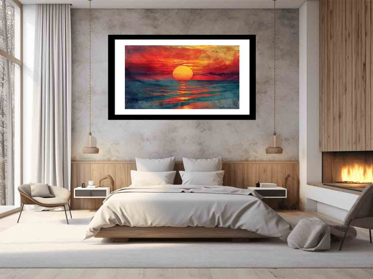 Sunset Framed Print