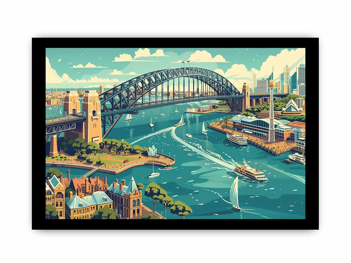 Sydney  Framed Print