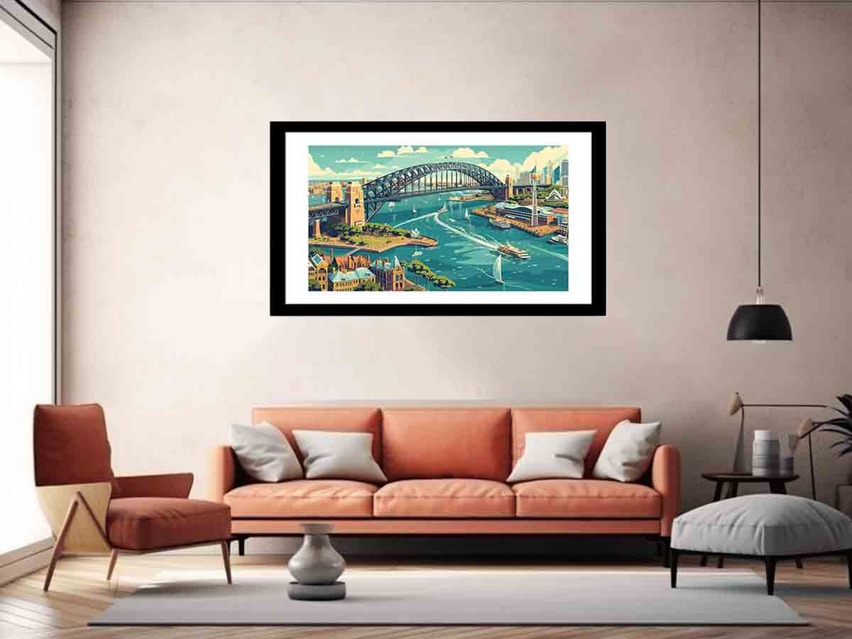 Sydney  Framed Print