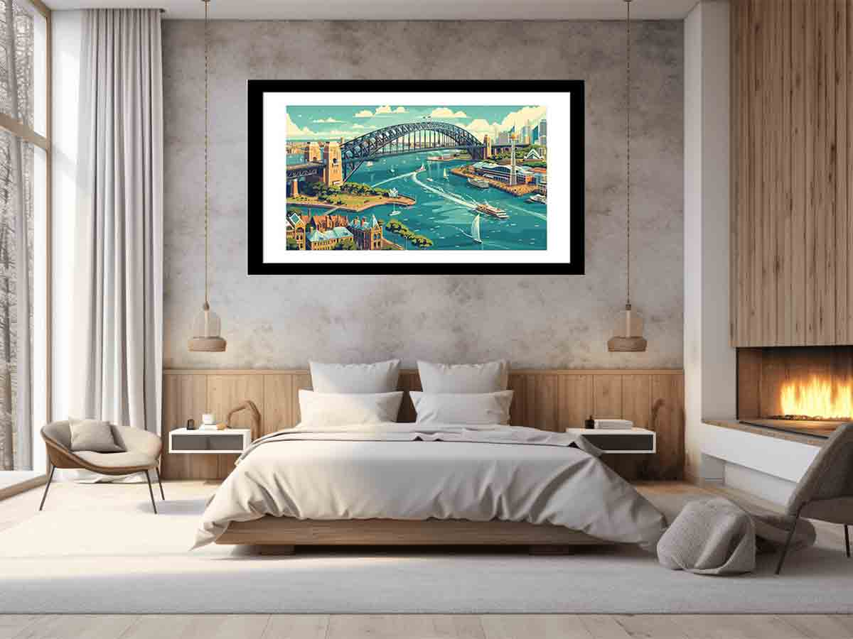 Sydney  Framed Print