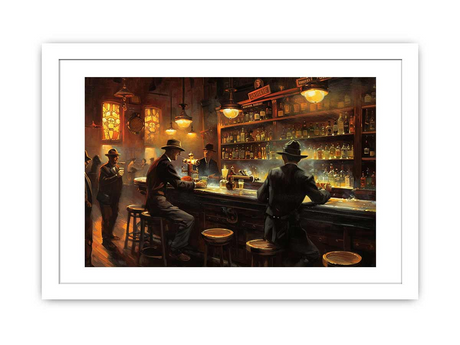 Vintage Bar  Framed Print Framed Print