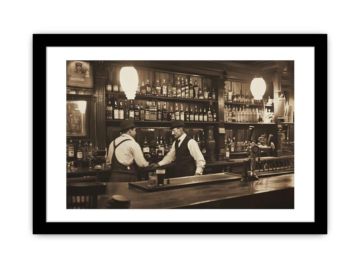 Vintage Bar Framed Print