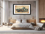 Vintage Motorcyle Print