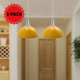 2 Pack Modern Vintage Industrial Retro Loft Metal Ceiling Lamp Shade Pendant Light~3575