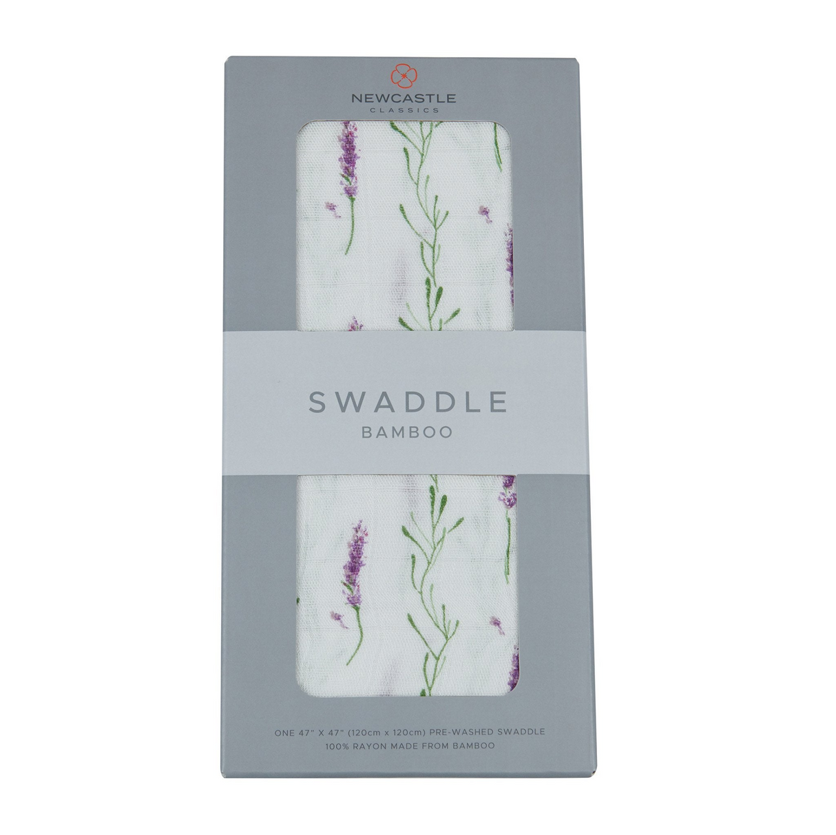 Lavender Stems Swaddle