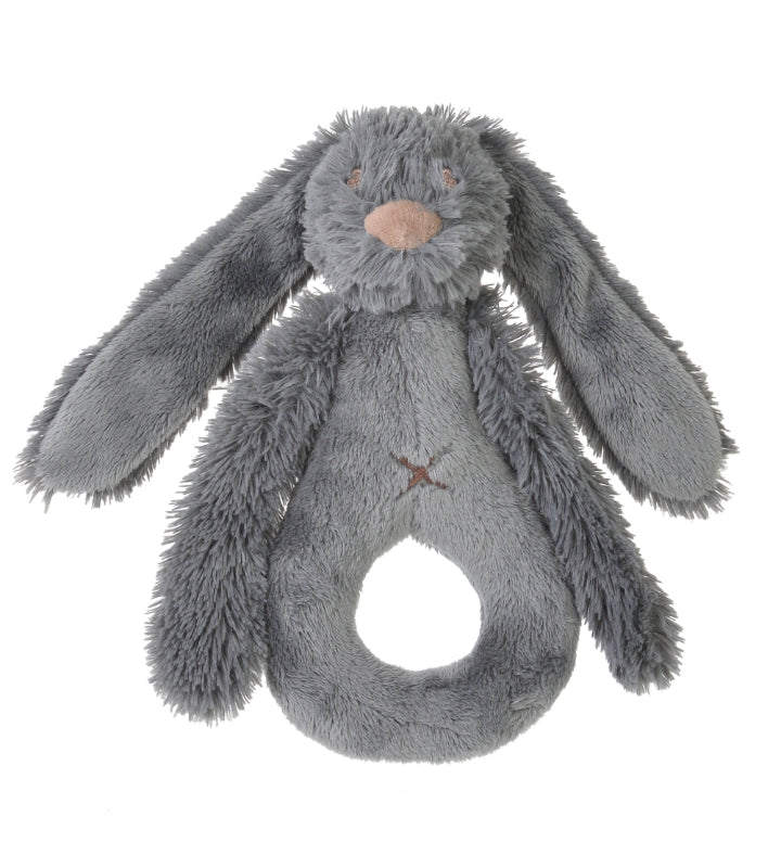 Deep Grey Rabbit Richie Rattle by Happy Horse